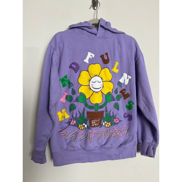 PacSun Tops - PacSun Purple Sunflower Hoodie - Size Medium
